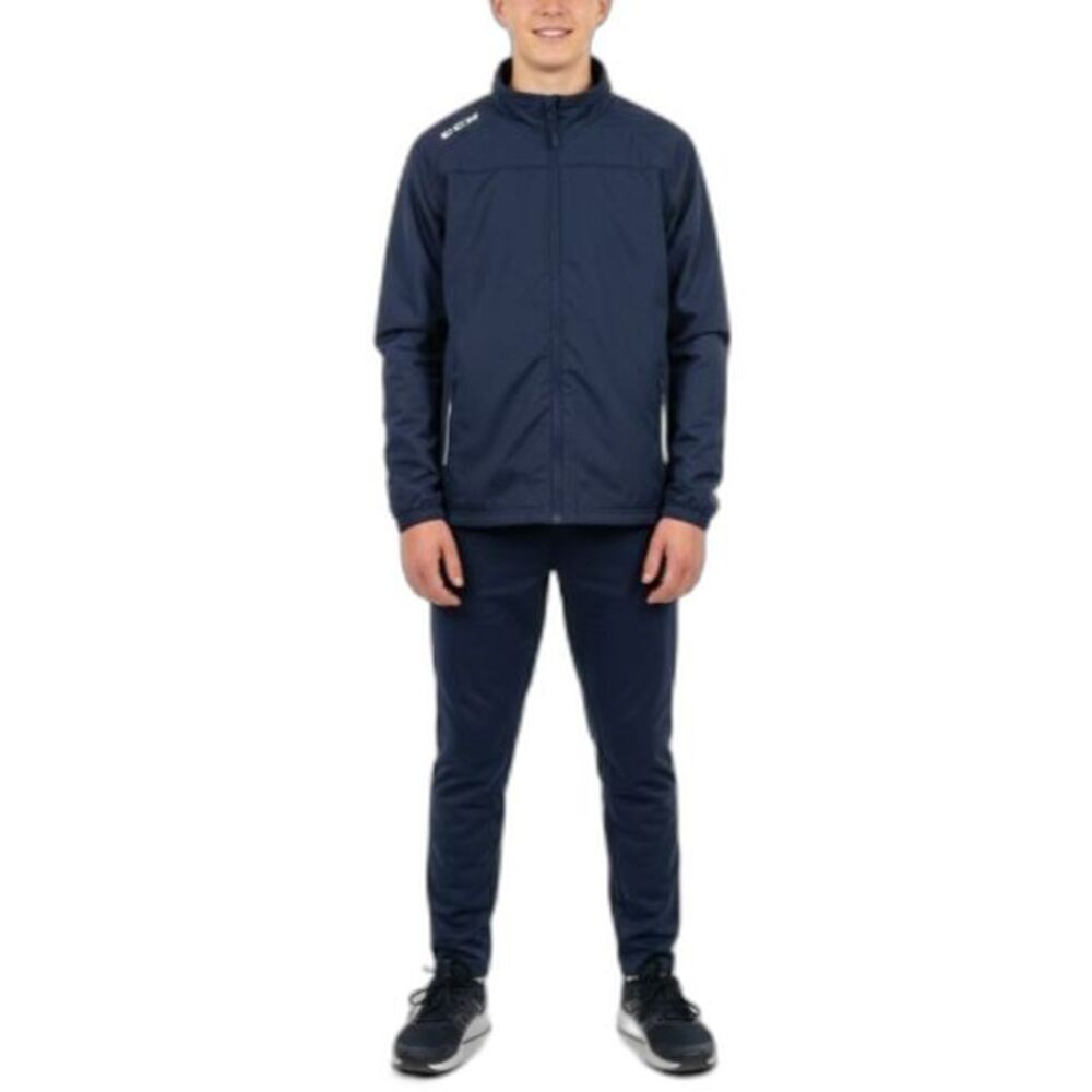 CCM Youth Navy Blue Tactical Degree Zip Front Rink Jacket Size Youth XL